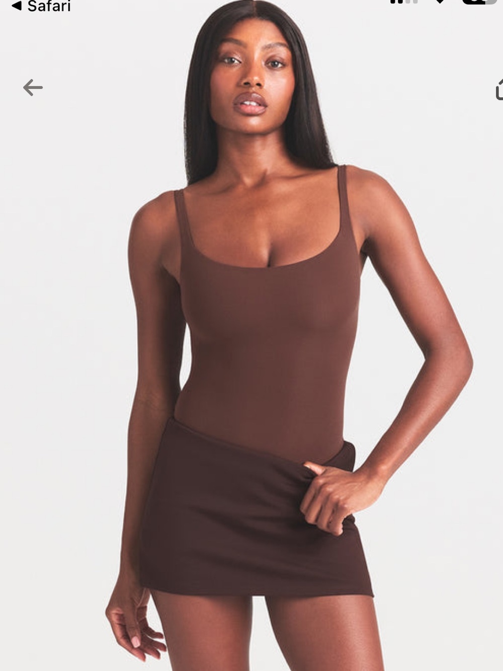 Skims fits everybody body suit cocoa